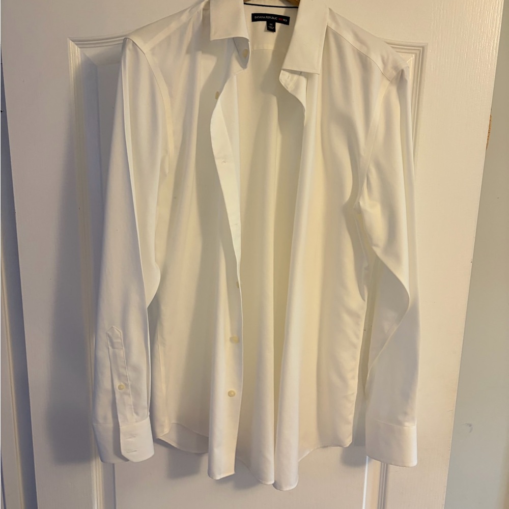 Classic White Men's Shirt